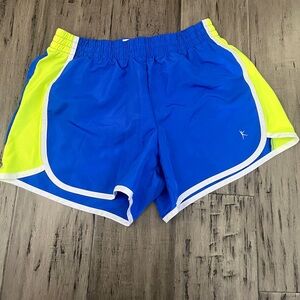 3/$15 Danskin Blue and Yellow Athletic Shorts Size Small